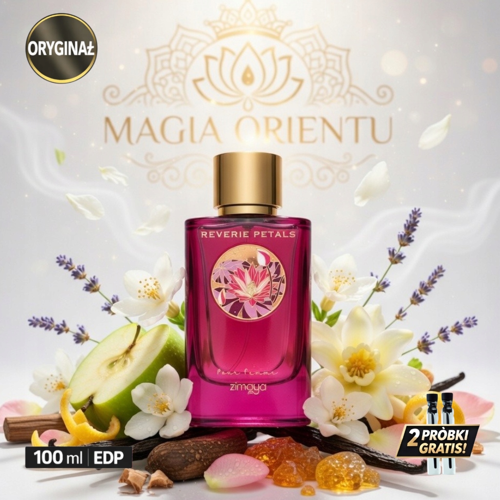 Perfumy Zimaya Reverie Petals 100ml 2 Próbki