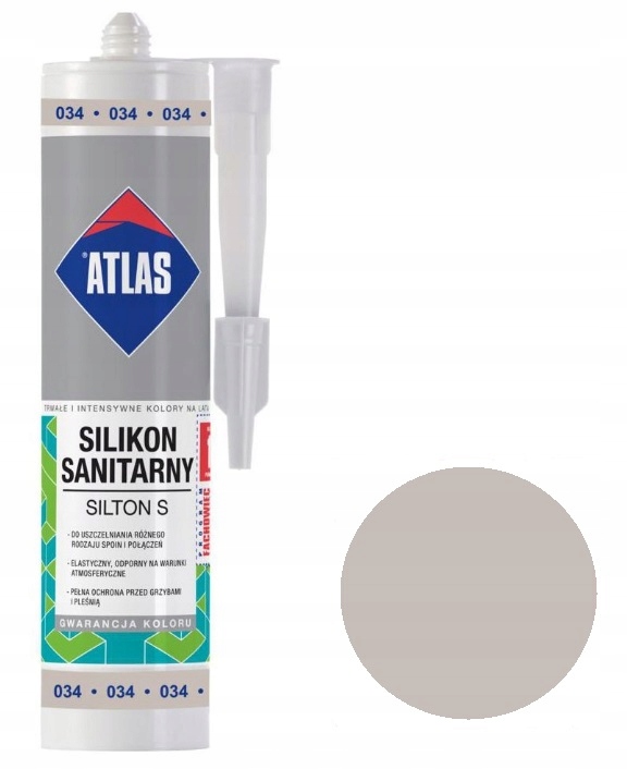 

Atlas Silikon Silton S 280ml 034 Jasnoszary