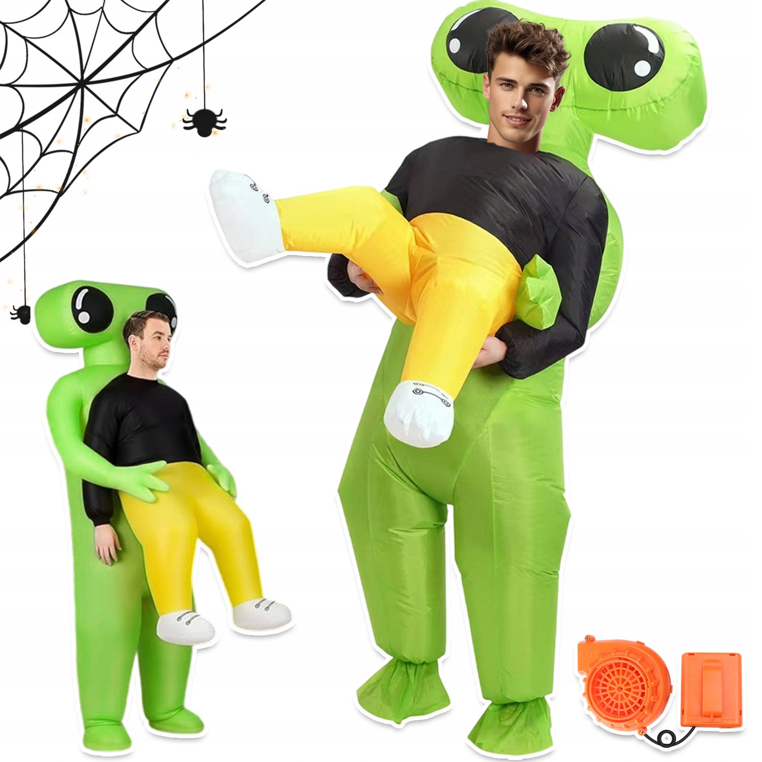Alien Kostým Karneval Nafukovací Převlek Pro Dospělé 150-190 CM