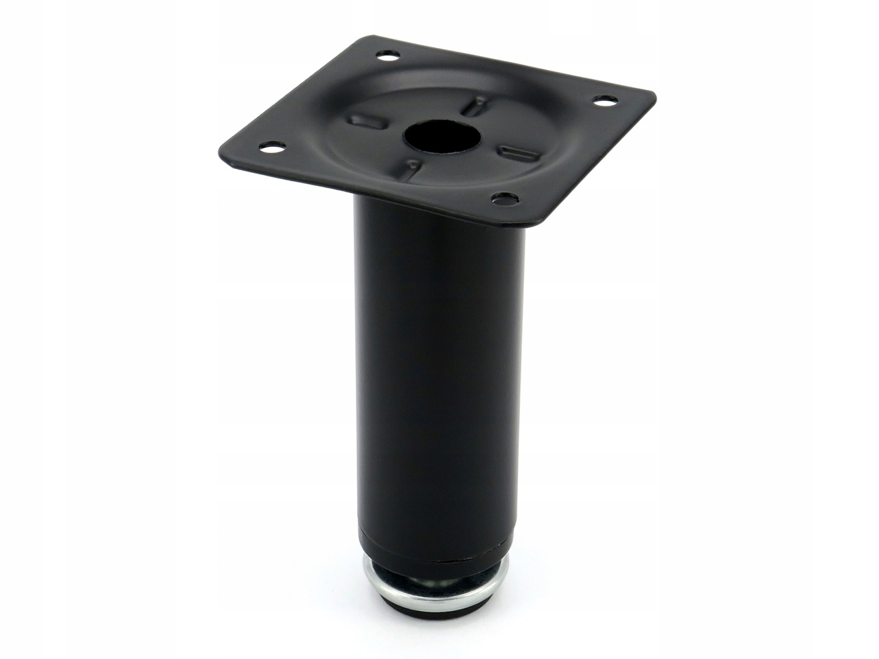 

Nóżka Meblowa Czarna Fi 30 100 MM Regulowana Metal