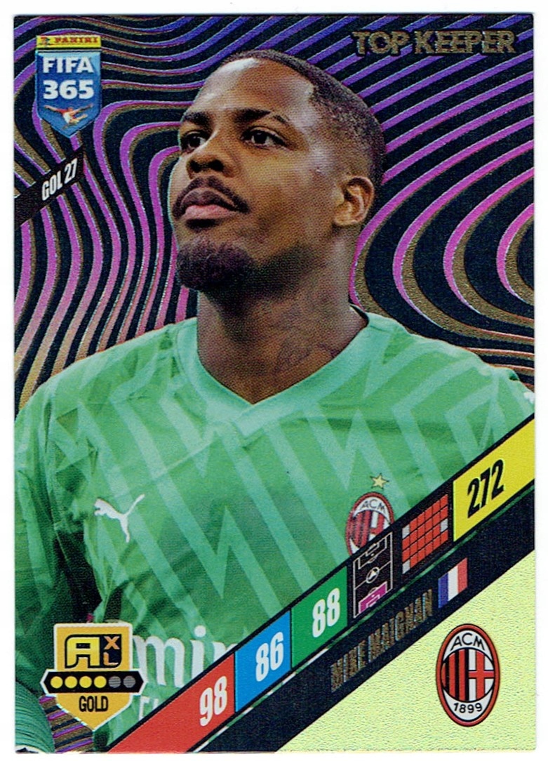Panini Fifa 365 2024 Gold Top Keeper GOL27 Maignan