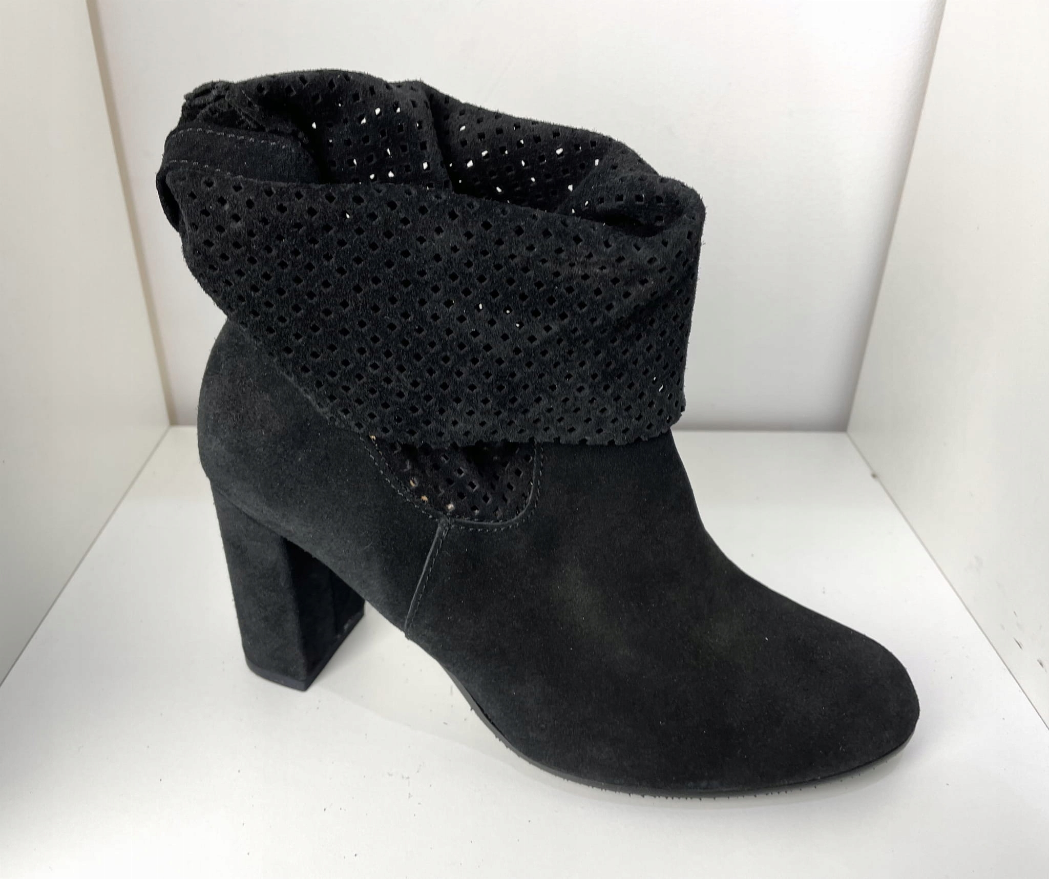 Dámské kotníkové boty Higo kůže 1801 Černá 39, Černá