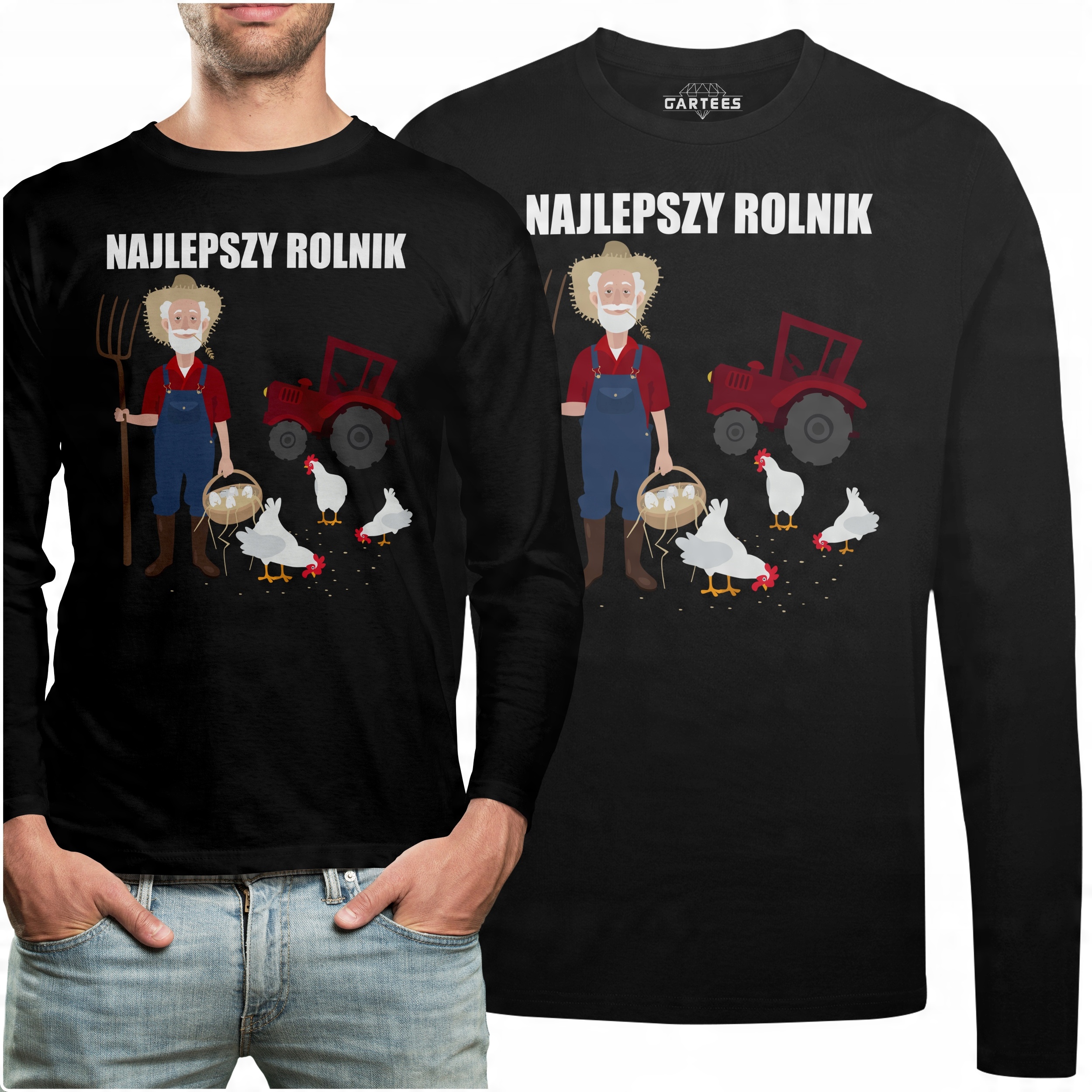 

Koszulka Long Super Prezent Najlepszy Rolnik