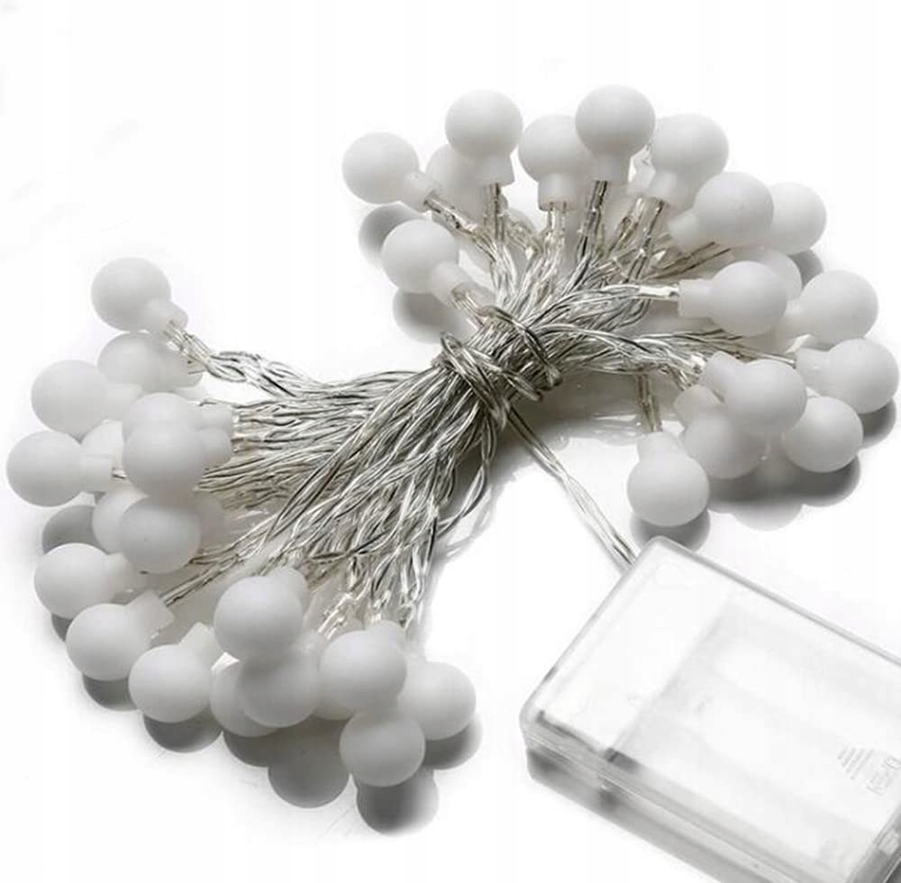 

Lampki Kuleczki Kule Led Na Ślub Wesele 3M Ciepłe