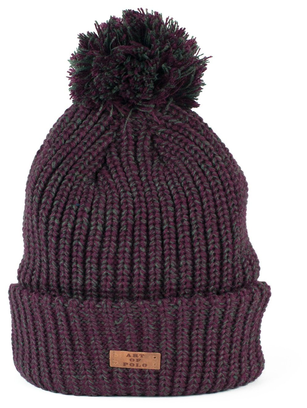

Szaleo gruba Czapka ciepła Pompon cz14239-2