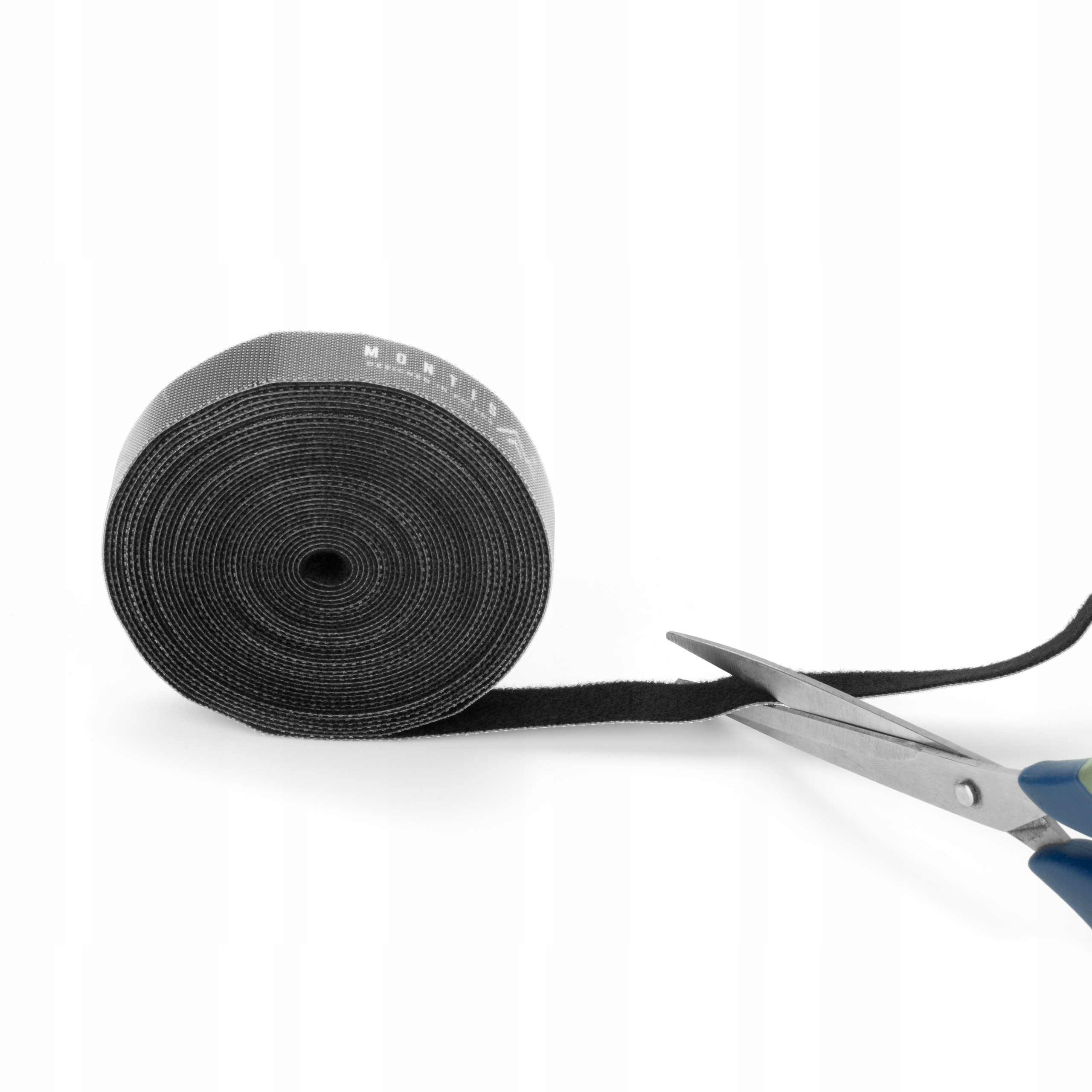 ORGANIZER NA KABLE OPASKA TAŚMA RZEPOWA RZEP DO KABLI 1M REGULOWANA MONTIS Stan opakowania oryginalne