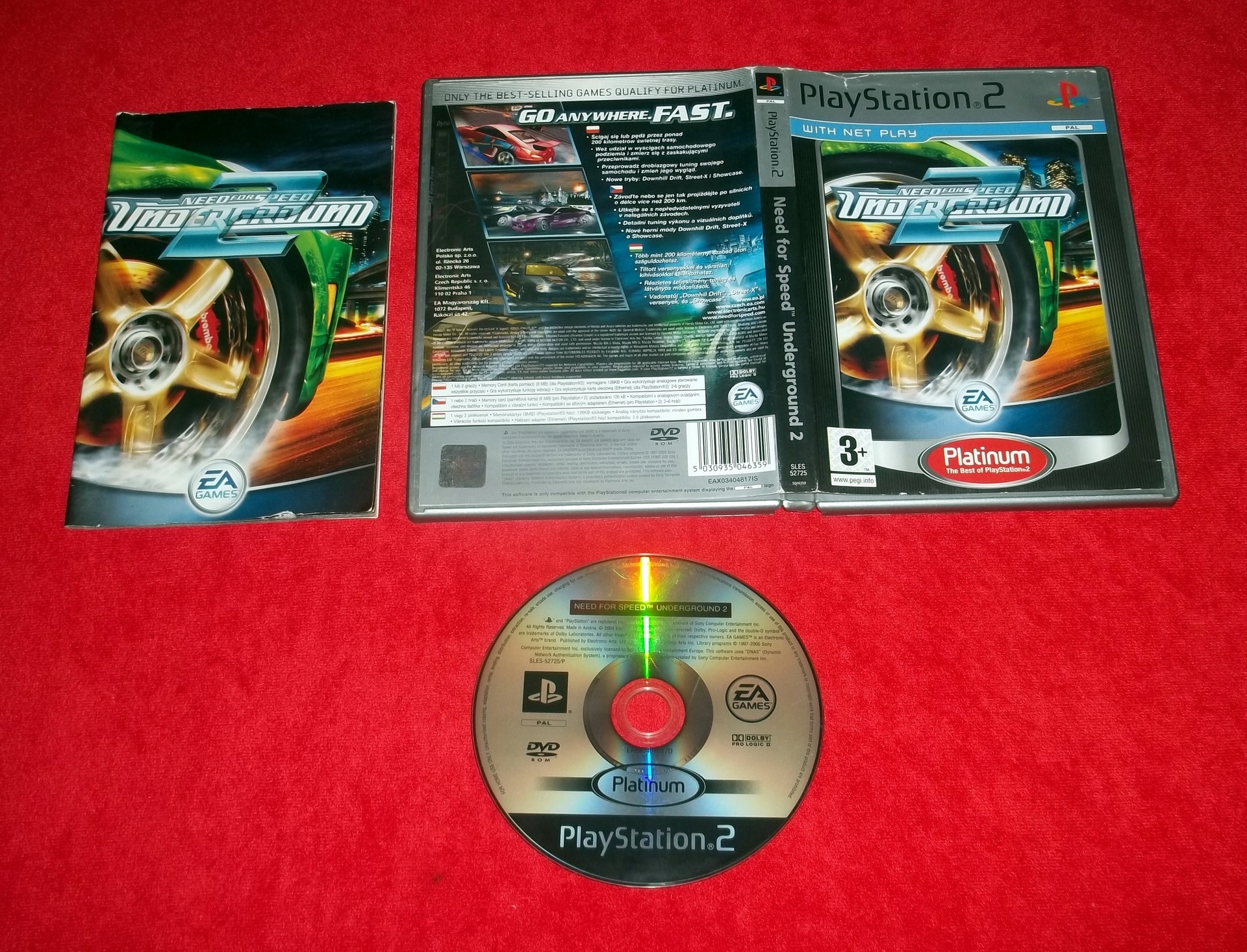 Gra Need For Speed Gry wyścigi na Sony PlayStation (PS2) na