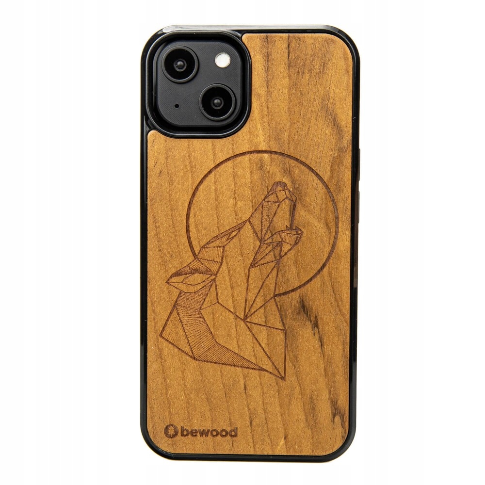 Dřevěné Pouzdro Bewood pro iPhone 14 Vlk Imbuia