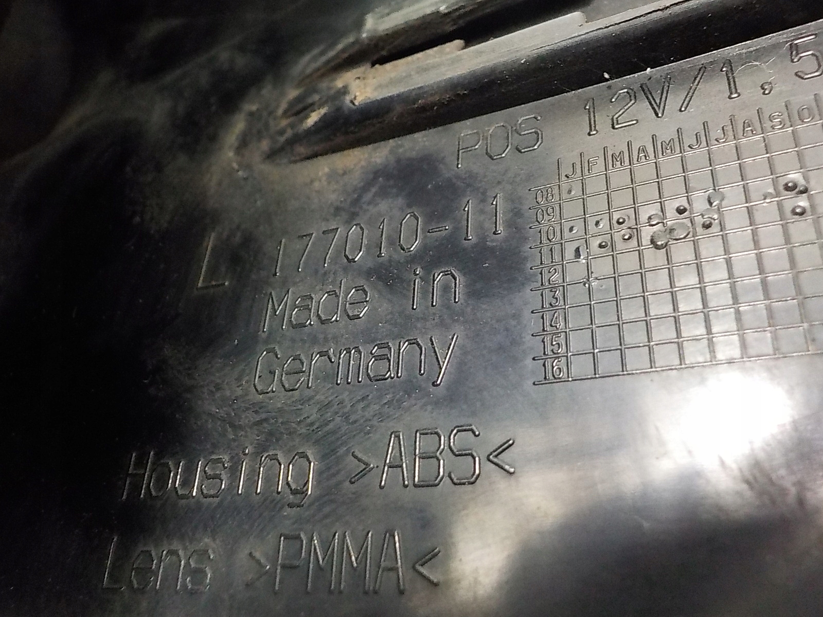 FORD GALAXY III MK3 LIFT light left rear left rear part 177010-11