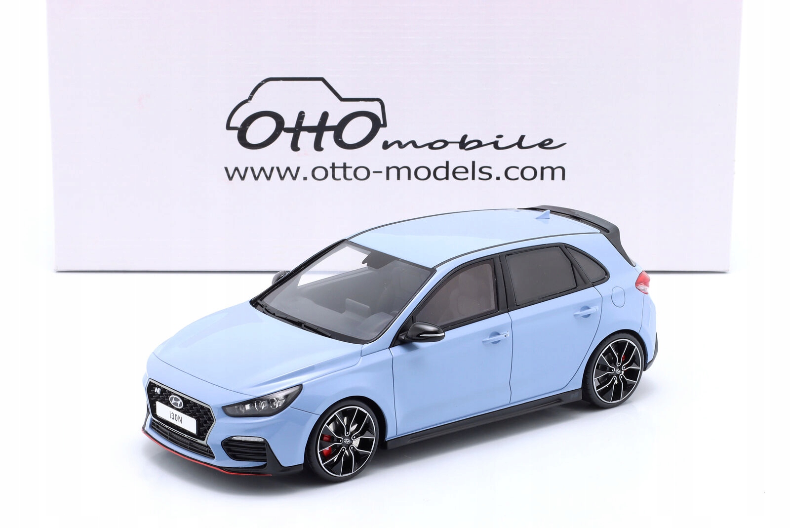Hyundai i30N světle modrá 2022 1/18 Otto Mobile