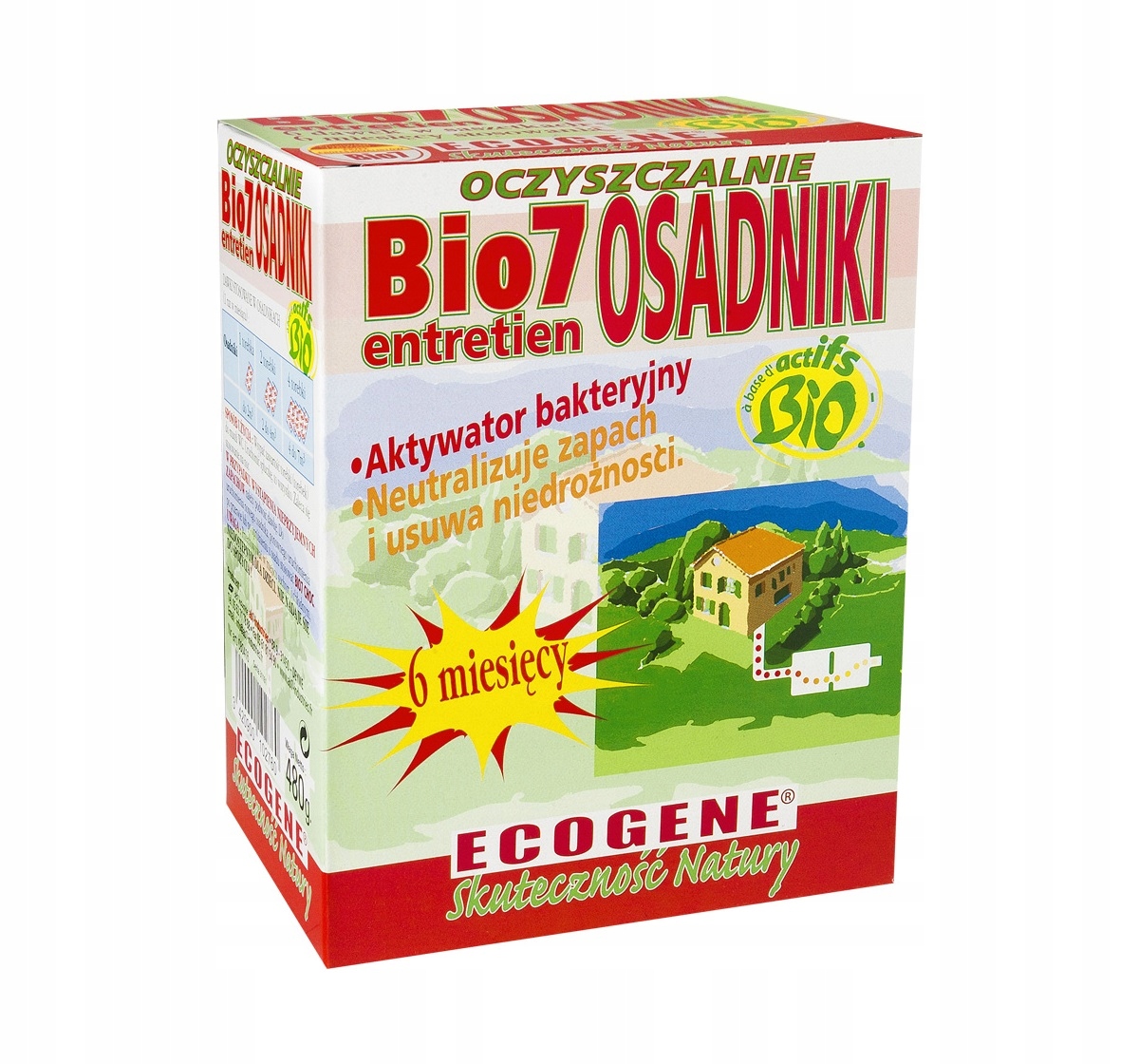 

Bakterie Do Oczyszczalni Udrażniacz BIO7 480G Graf