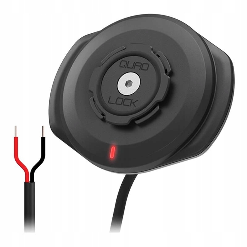 Hlavica Quad Lock vodotesná s indukčnou nabíjačkou 12-24V (V2) čierna