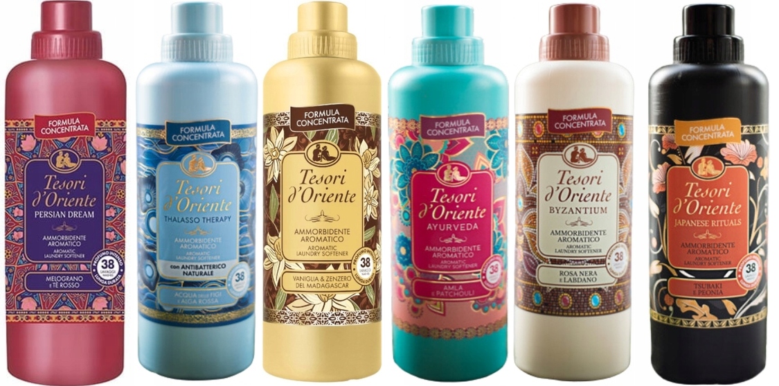 Levně Tesori d'Oriente Sada 6 italských avivážních přípravků 760 ml Ptvabj