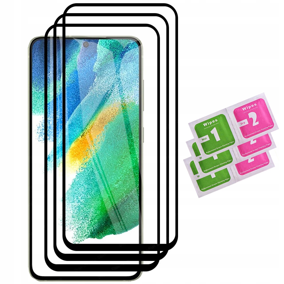

3x 9D Szkło Full Glue do Samsung Galaxy S21 Fe 5G