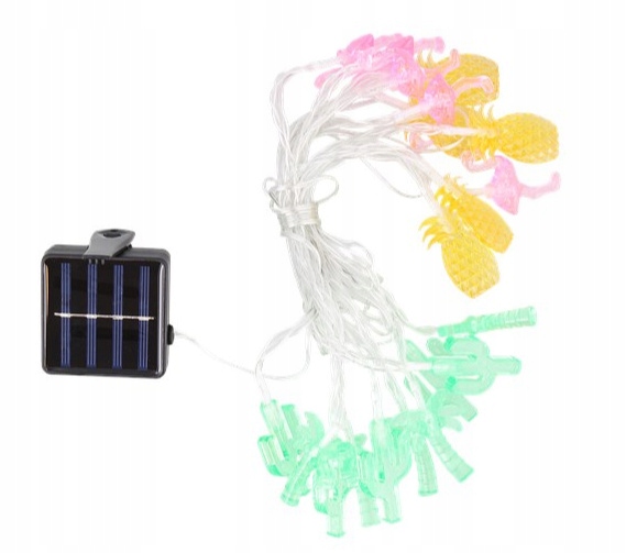 

Girlanda Tropikana 20 Led flaming 5cm solar party