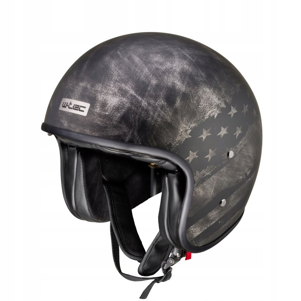 Kask motocyklowy otwarty W-TEC Angeric Flaga rdzy, Rozmiar M (57-58)
