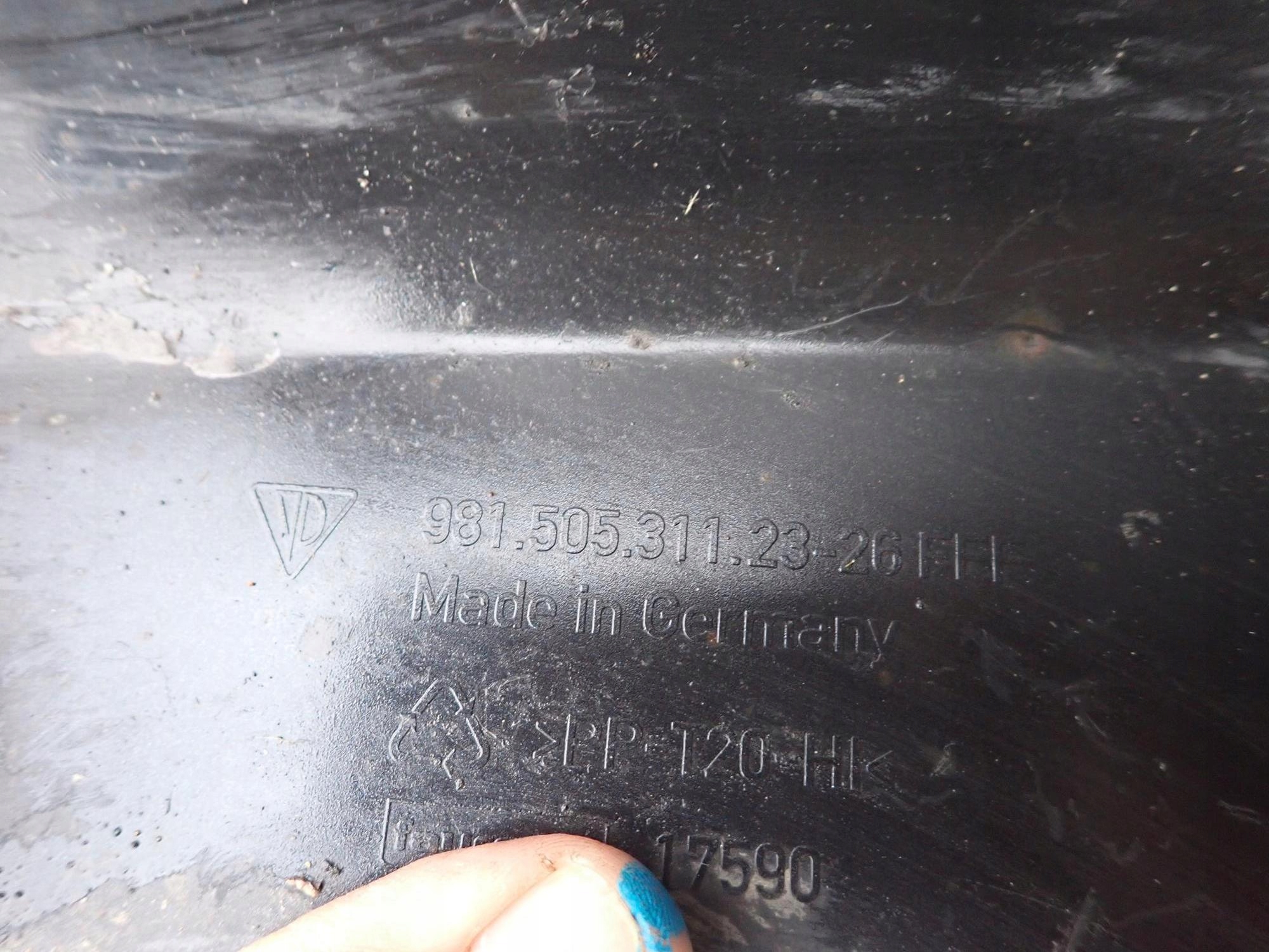 PORSCHE CAYMAN II 2 981C GTS 14-15 bumper front front washer PDC