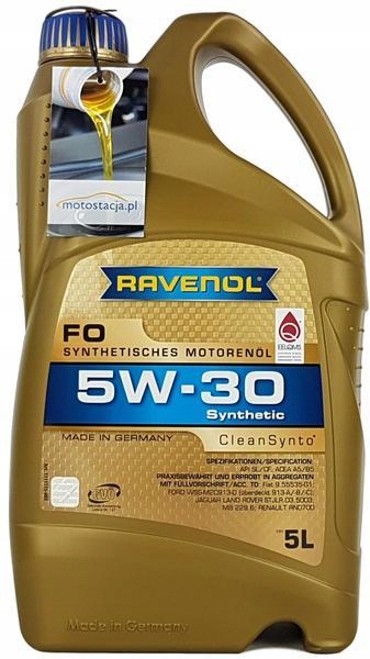 

Ravenol Fo 5W30 Cleansynto A5/B5 Sl/cf 5L