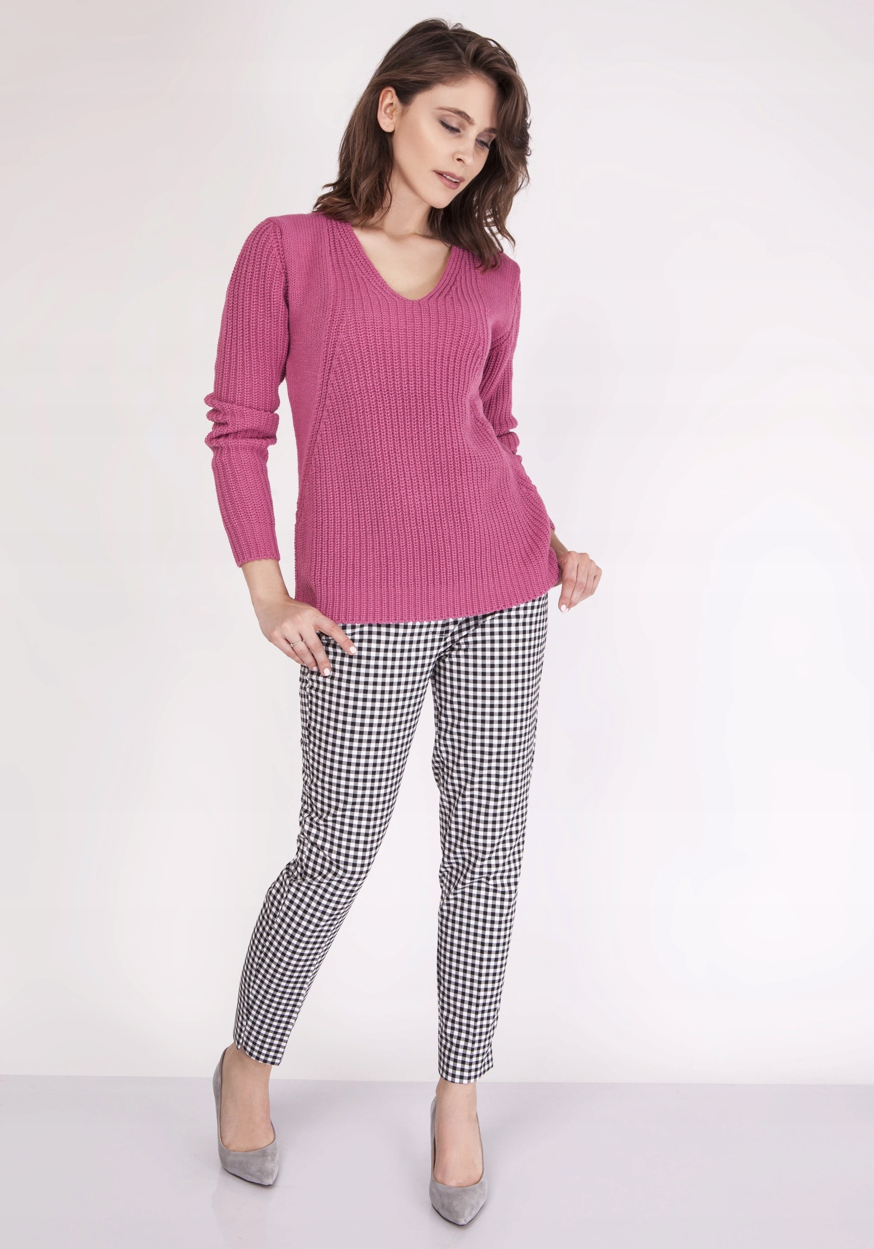 MKMSwetry Svetr Victoria Swe 123 Růžový, S