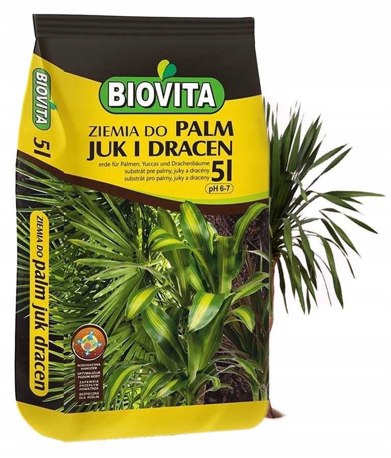 

Ziemia Podłoże Do Palm Juki Dracen Biovita 5L