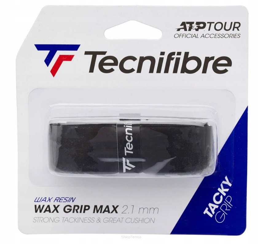 Tecnifibre Wax Grip Max Owijka tenisowa bazowa czarna