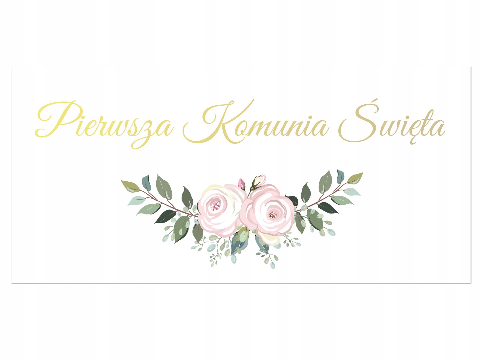 

Duży plakat komunijny 70x33cm I Komunia Święta