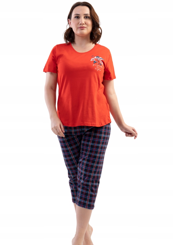 

Piżama Damska Vienetta bawełniana +Size 3XL 52 54
