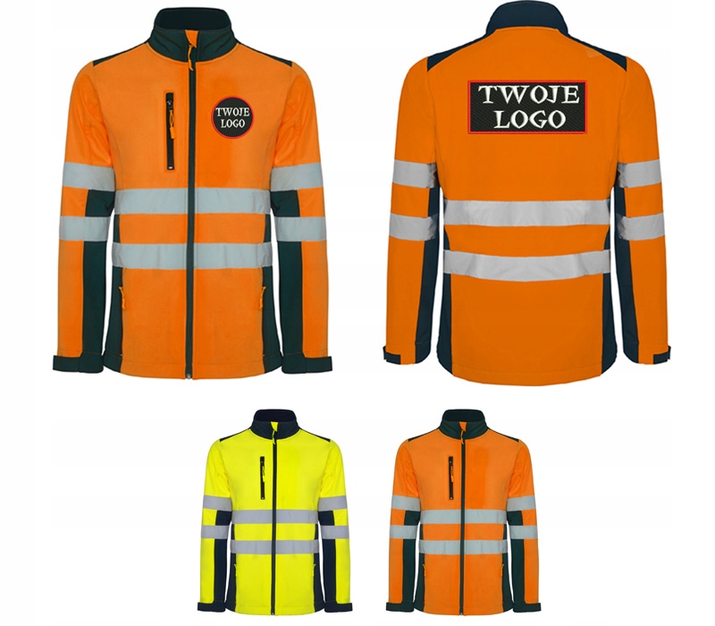 

Softshell Odblaskowy z haftem na motor Haft