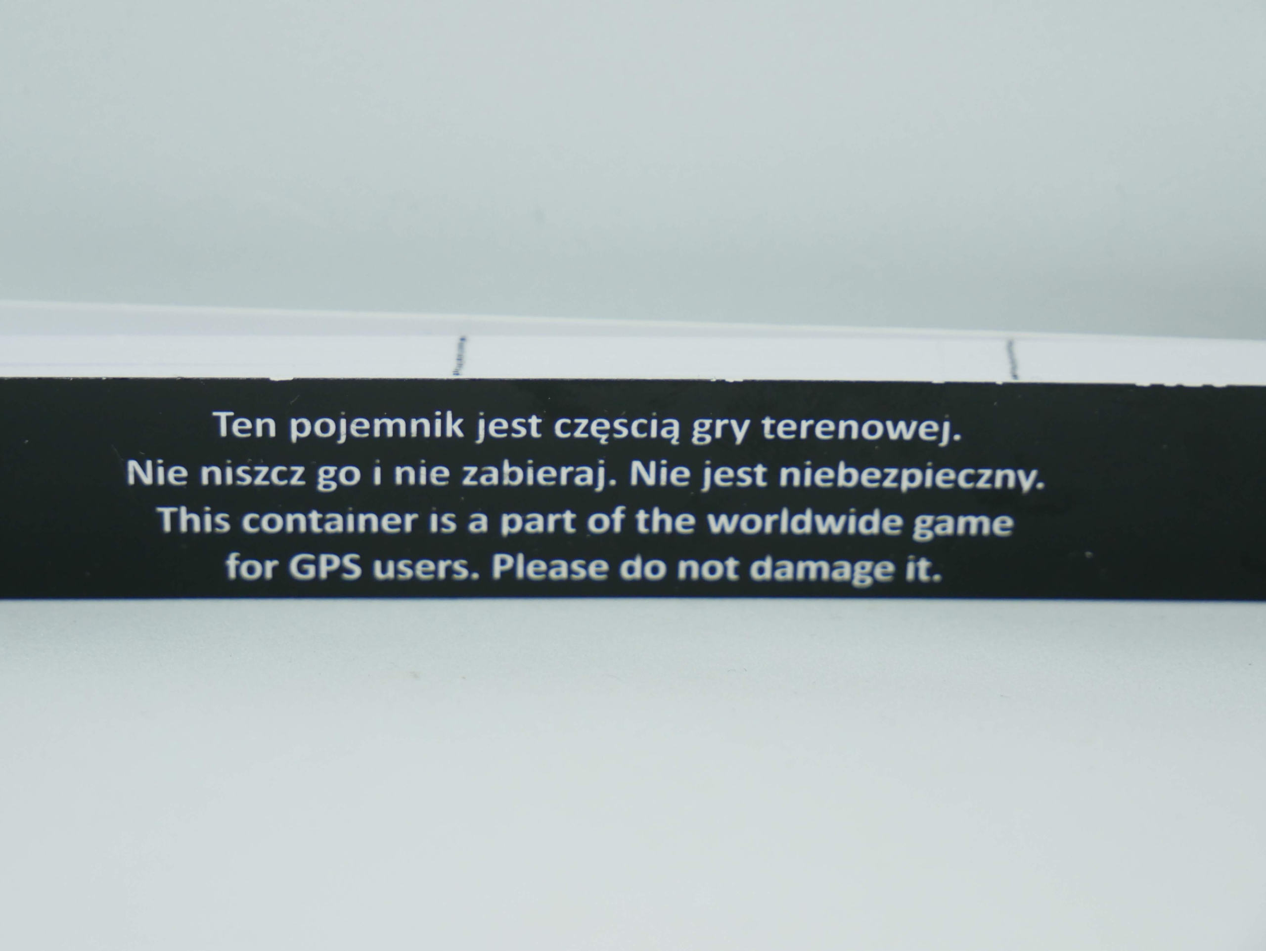 Logbook Geocaching / Opencaching - 20 szt. Czarny Model Paskowy Czarny