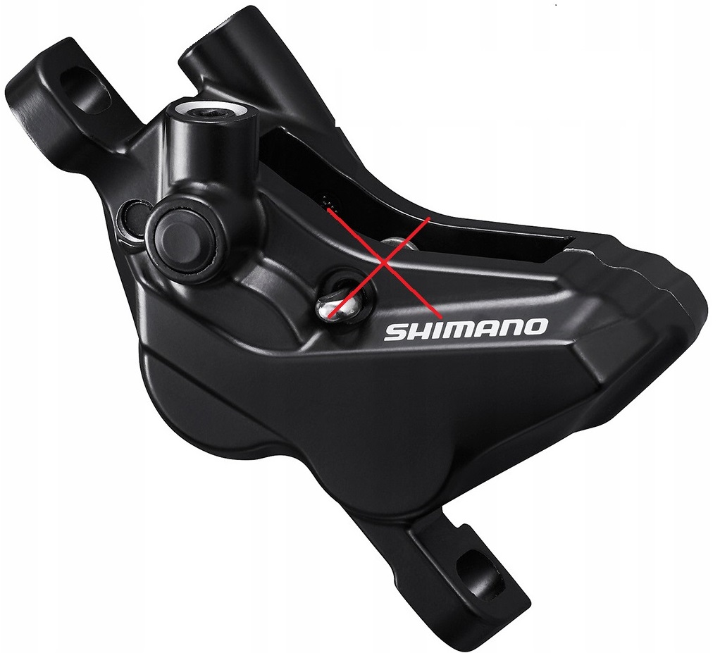 Zacisk Shimano Deore BR-MT420 4 tłoczki przód tył Post Mount bez klocków