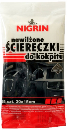 

Ściereczki nawilżane do kokpitu, 25szt. IP-91373