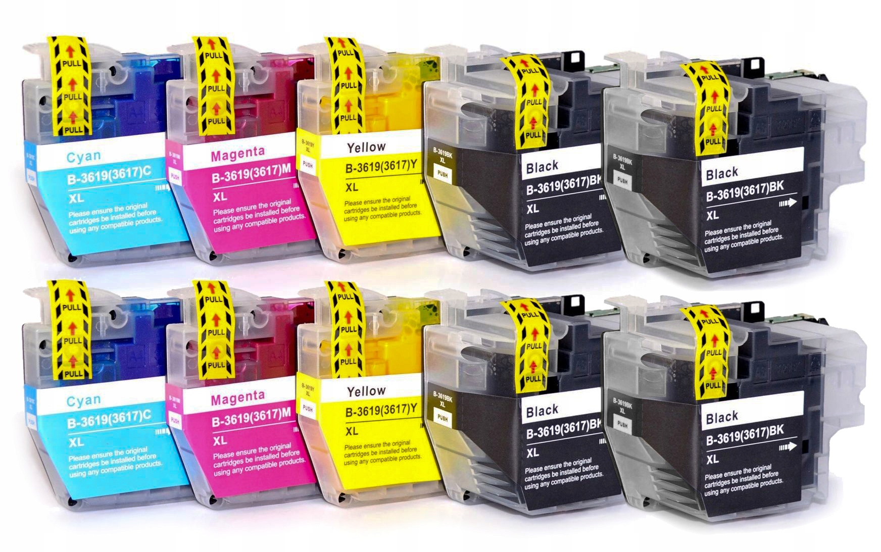 

10x Tusz Do Brother LC 3619 XL MFC-J3530DW J3930DW