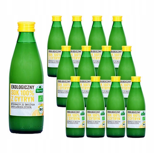 Levně 12x Citronová šťáva Bio 100% 250 ml EkoWital