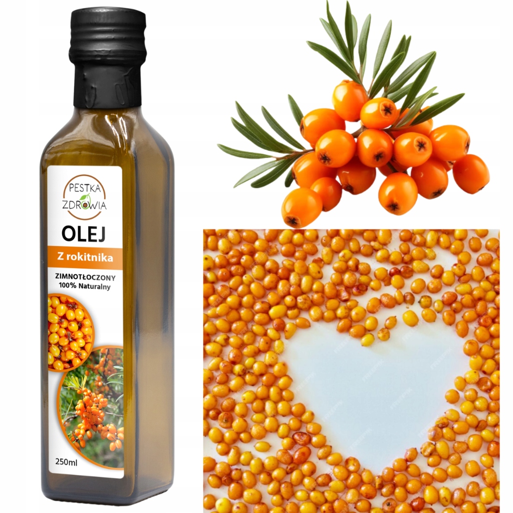 Levně Rakytníkový olej lisovaný za studena 100% nerafinovaný Rakytník 250 ml