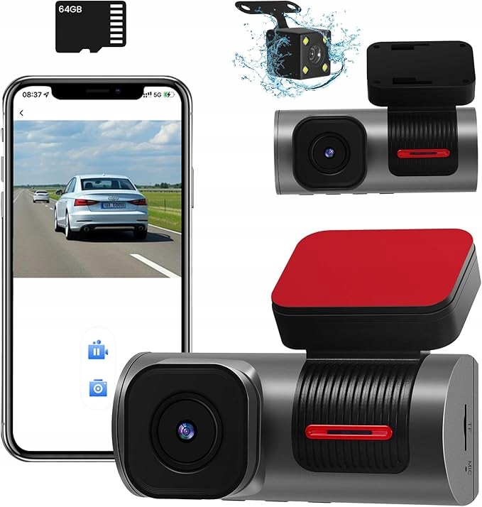 Kamera Samochodowa z Monitorem Parkowania i Detekcją Ruchu 170° R1352