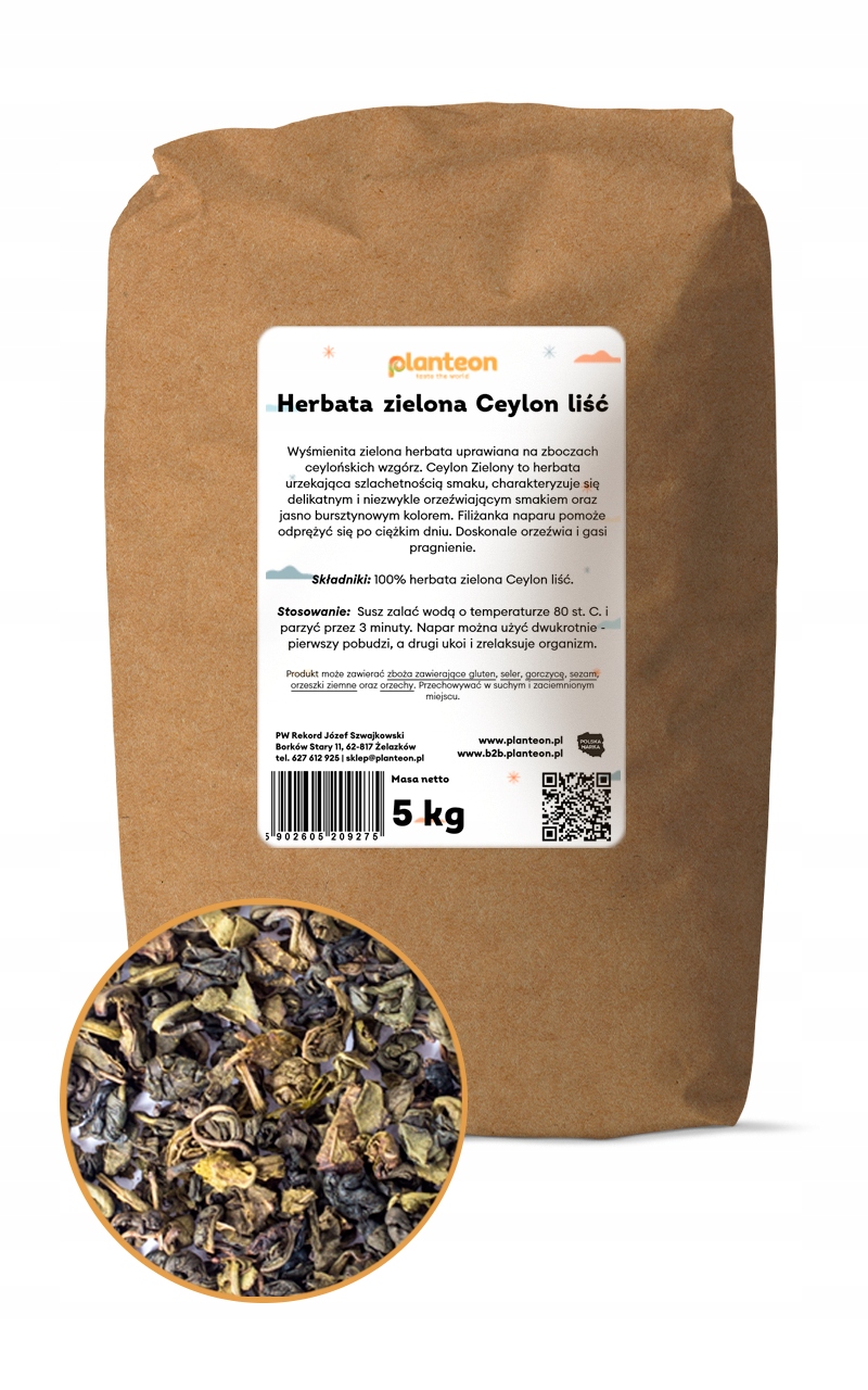 Čaj Ceylon list 5 kg