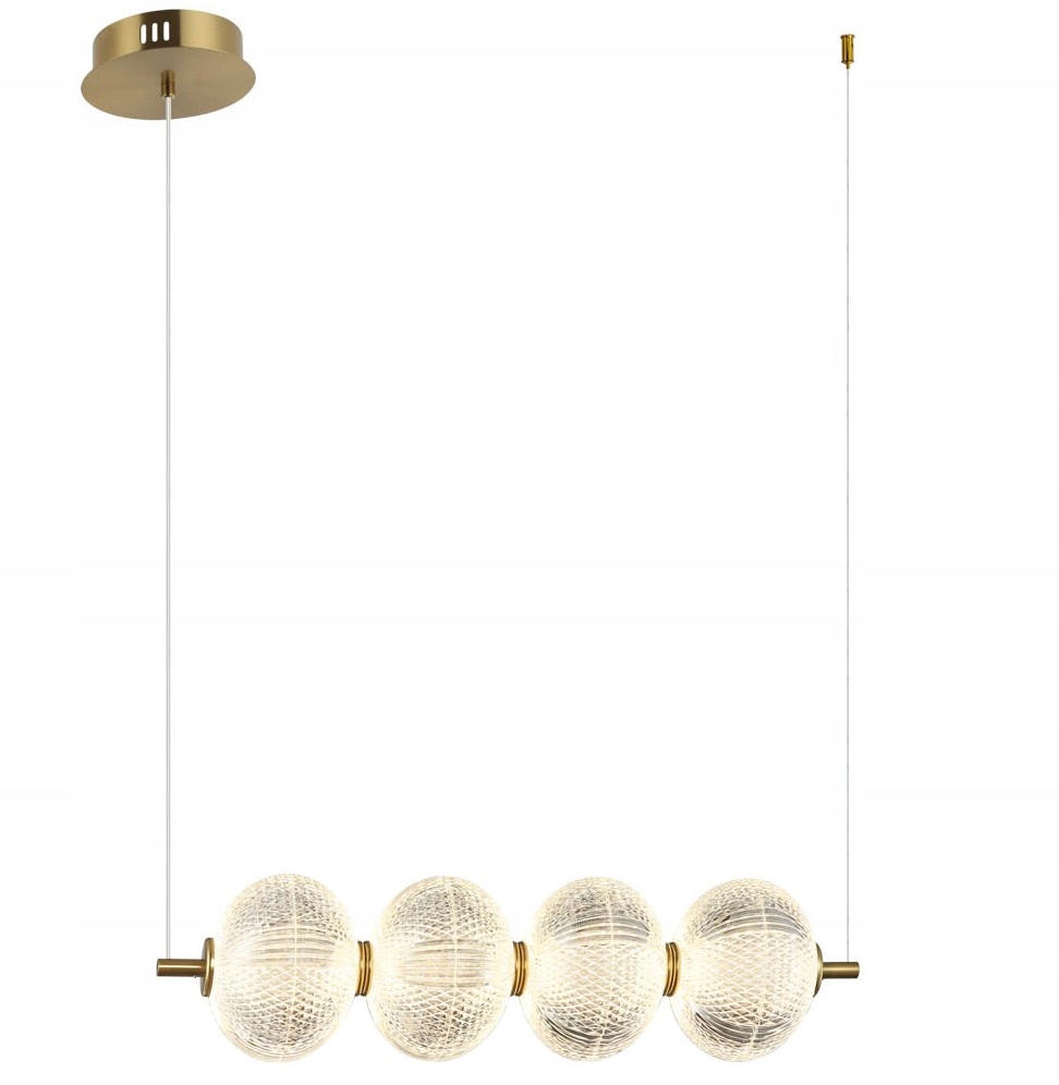 Stropná závesná lampa zlatá do obývačky, kuchyne, izby, moderná Lazie