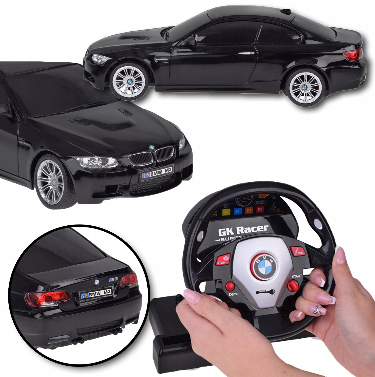 Bmw Auto Zdalnie Sterowane Sportowe Samochód Rc Kierownica Na Pilota 1:24