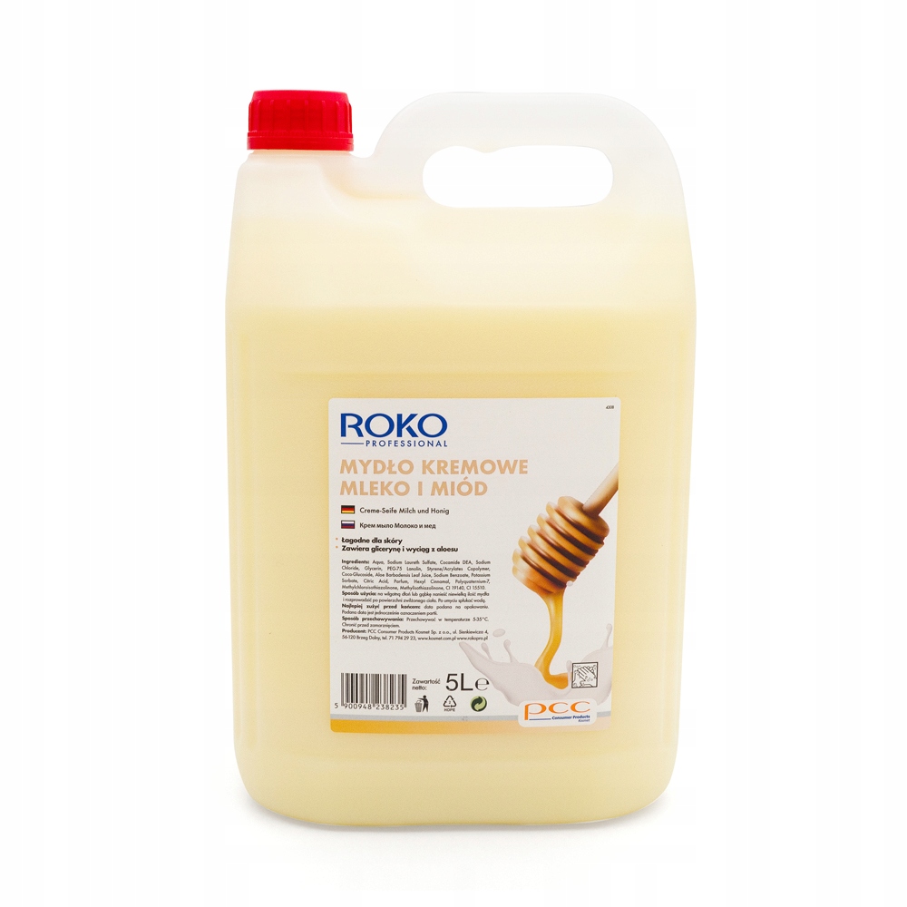 

Mydło RH-075M Mleko i Miód kremowe 5L