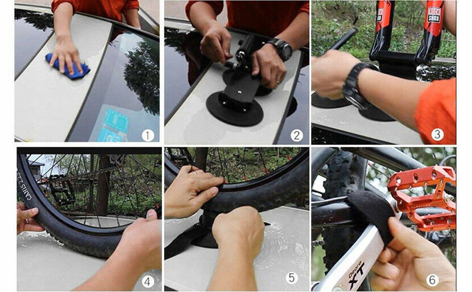 Bagaznik uchwyt rowerowy na dach ROCKBROS XP1002BK Anti theft protection no