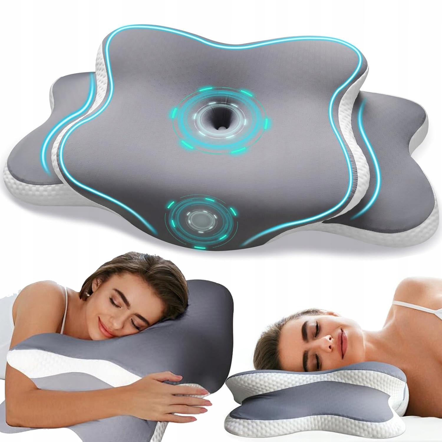 Poduszka Ortopedyczna Do Spania Profilowana Na Bóle Kręgosłupa Szyjnego