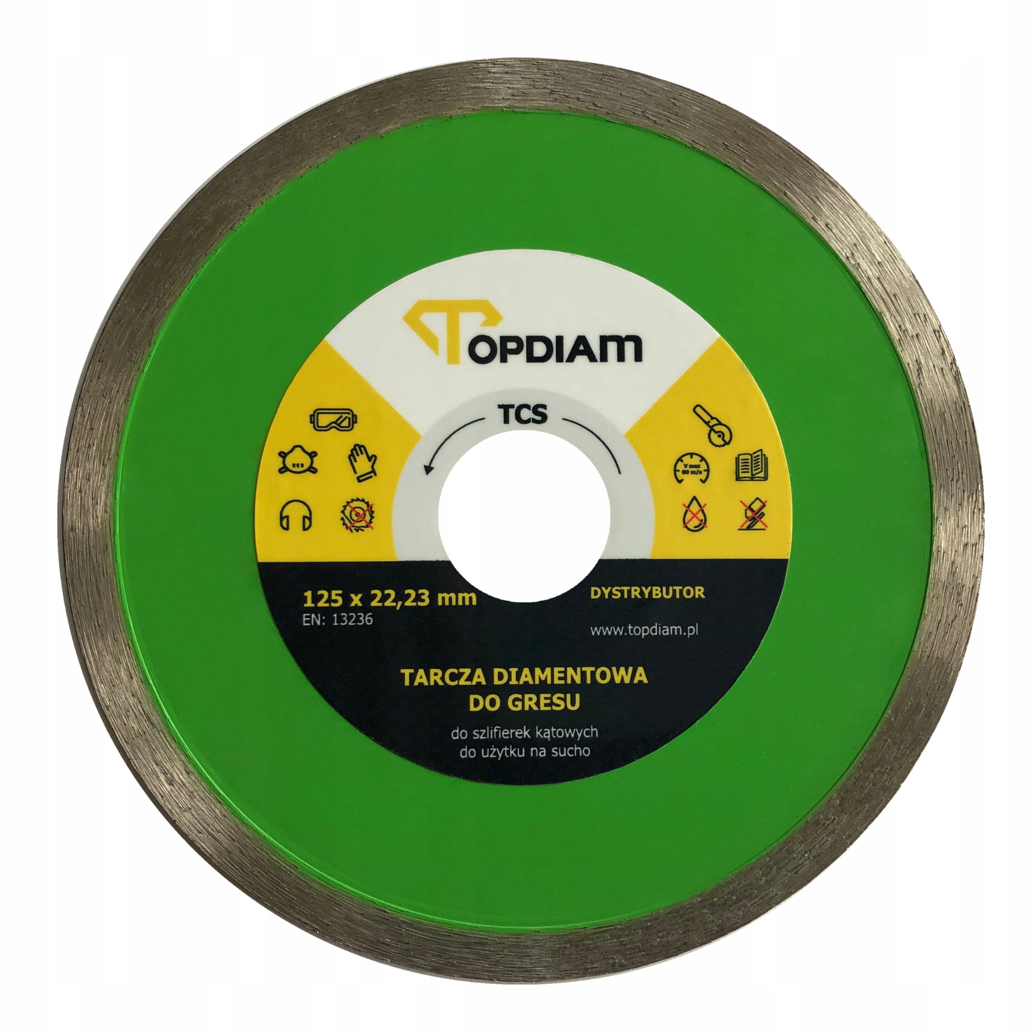 

Topdiam Tcs Tarcza do cięcia gresu 125 x 22,23mm