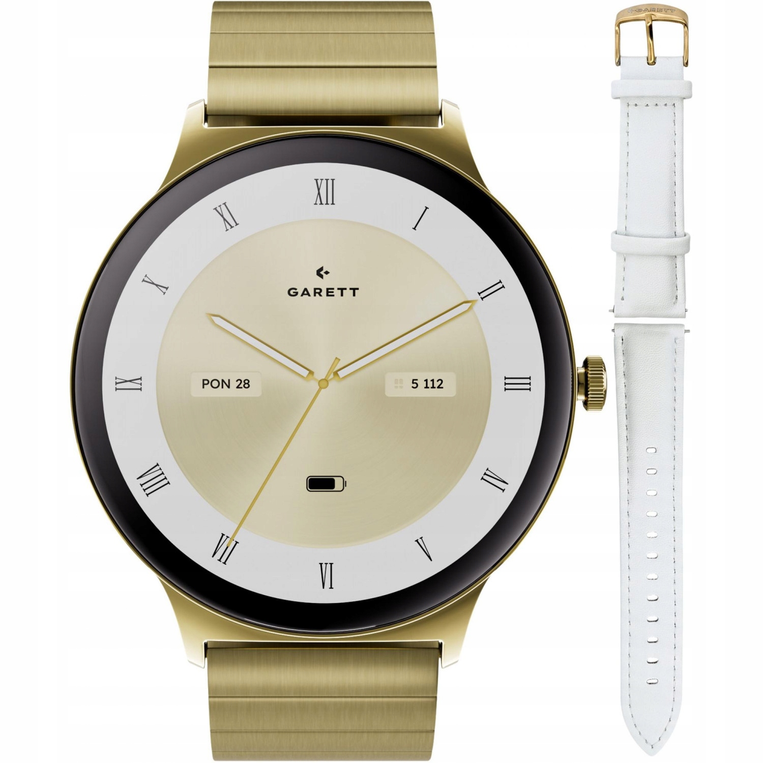 Dámské Chytré Hodinky Garett 5904238487044 se zlatým náramkem