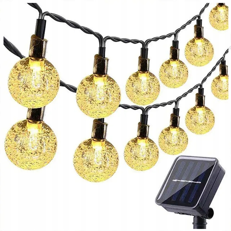 

Girlanda Solarna Ogrodowa 5M Led Wodoszczelne