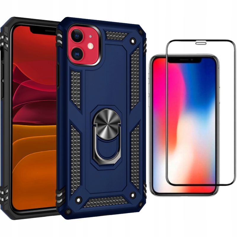 

Etui Pancerne Ring Nx Do Iphone 11 + Szkło