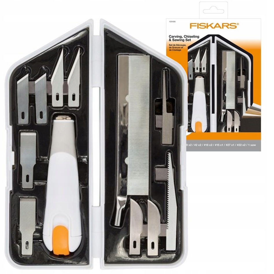 

Fiskars Zestaw Noży Modelarski Skalpel Piła Nożyki
