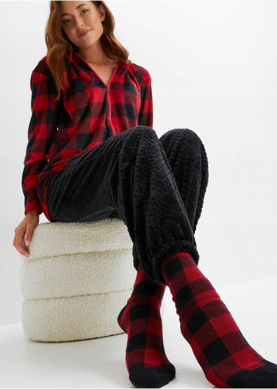 Bonprix SPODNIE POLAROWE DAMSKIE cwb 44/46 Kolor czarny