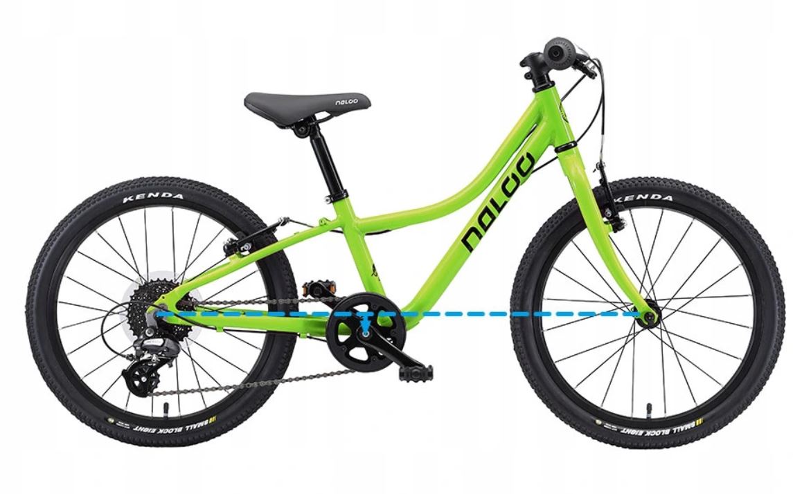 LEKKI ROWER DZIECIĘCY NALOO MK2 20'' ZIELONY Rozmiar koła (
