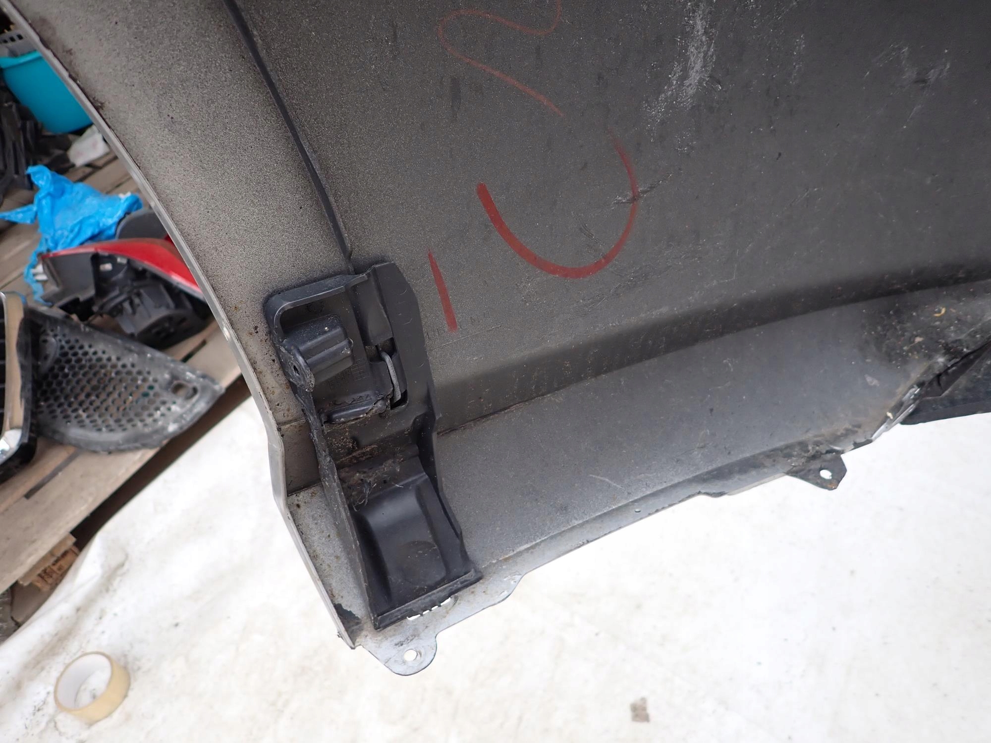 RENAULT LAGUNA III 3 07-13 bumper front front washer
