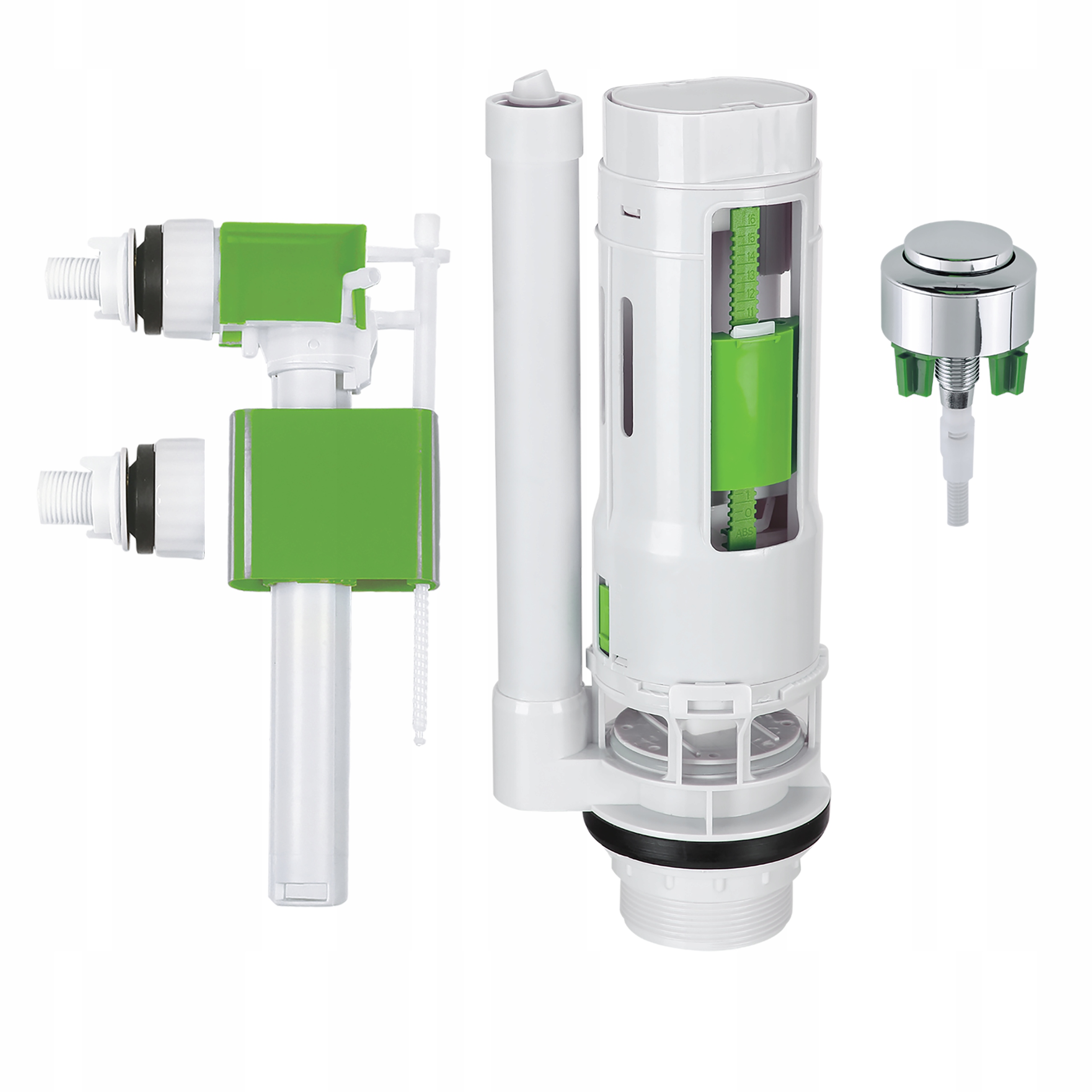 ZAWÓR SPUSTOWY START STOP + ZAWÓR NAPEŁNIAJĄCY 1/2 + 3/8 ADAPTER ZESTAW ...